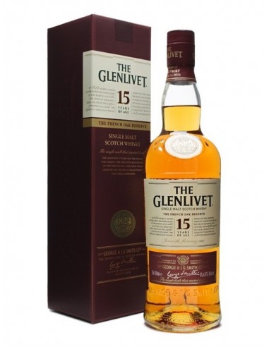 WHISKY THE GLENLIVET 15 AÑOS 70CL