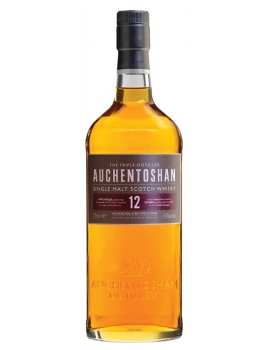 WHISKY MALTA AUCHENTOSHAN 12 AÑOS 70CL